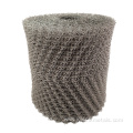 Ginning knitted wire mesh